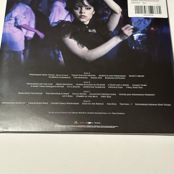 NEW NETFLIX WEDNESDAY ADDAMS VINYL - Picture 5 of 5